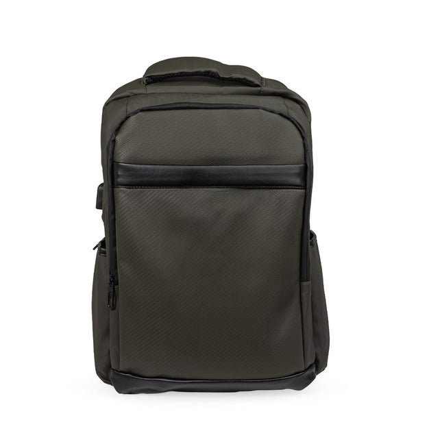 Mochila Couro Sintético Usb 36 Litros