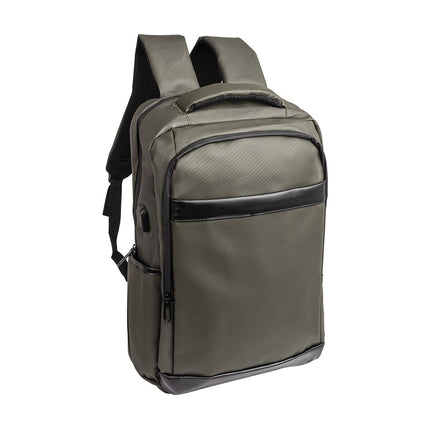 Mochila Couro Sintético Usb 36 Litros