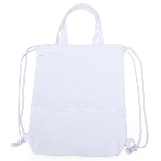 Mochila Saco Lona - 08087-Bco