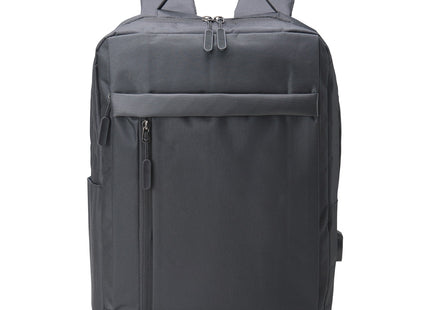 Mochila De Nylon Com Det. Em Couro Sint.