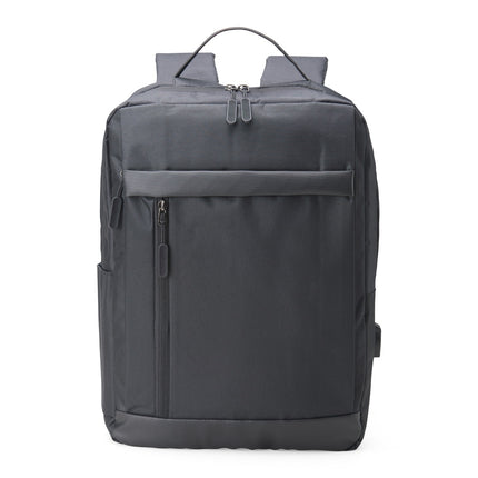 Mochila De Nylon Com Det. Em Couro Sint.