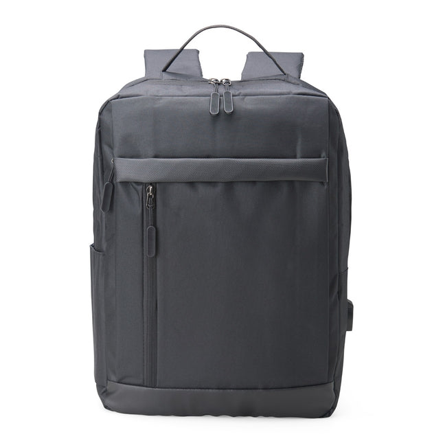Mochila De Nylon Com Det. Em Couro Sint.