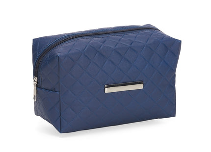 Necessaire Puff Matelassê Com Detalhe Prata