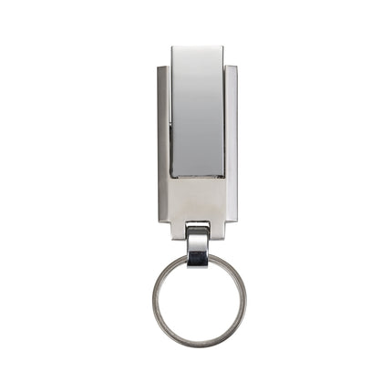 Pen Drive Chaveiro Metal Grande 8 Gb Retrátil - 037-8Gb-Pra
