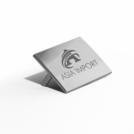 Placa De Inox - Prata