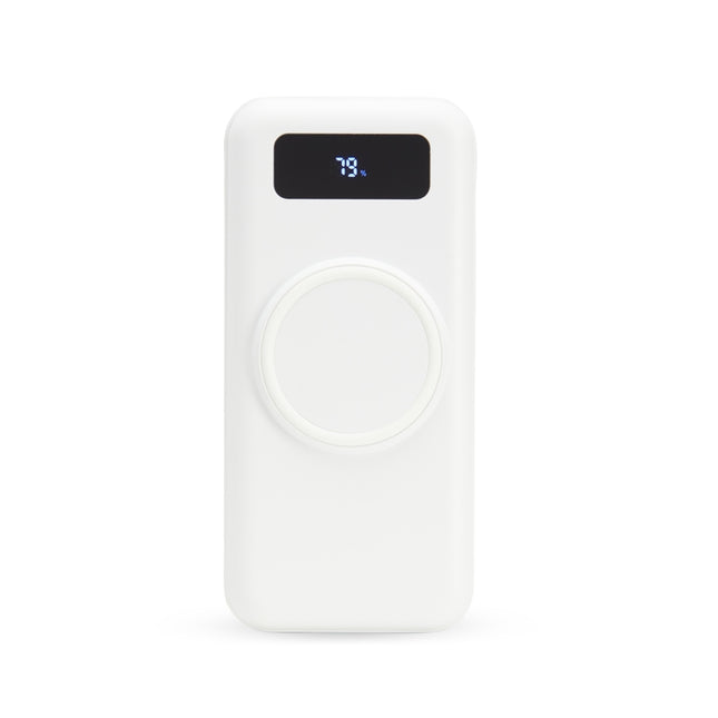 Power Bank 10.000Mah Com Carregamento Via Indução Ou Via Cabo