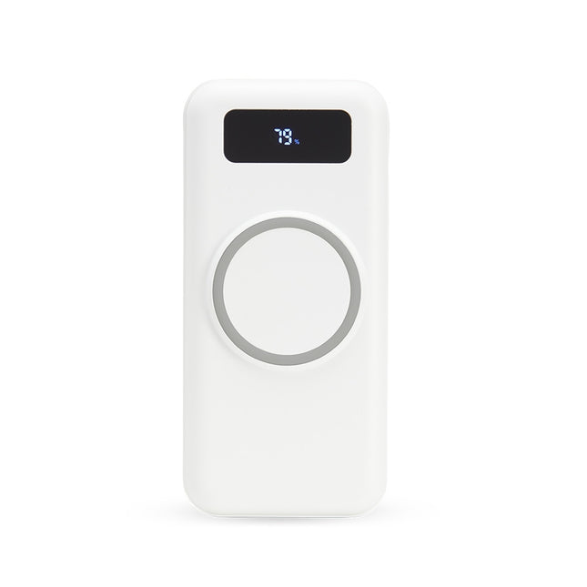 Power Bank 10.000Mah Com Carregamento Via Indução Ou Via Cabo