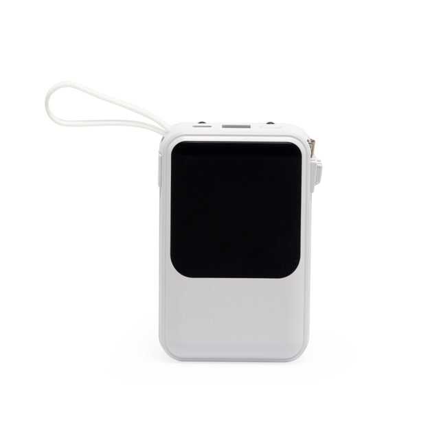 Power Bank 10.000Mah Com Lanterna E Multissaídas - 08011-Bco