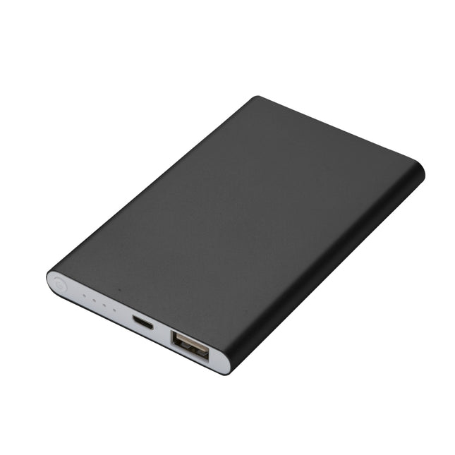 Power Bank Metal Com Indicador Led