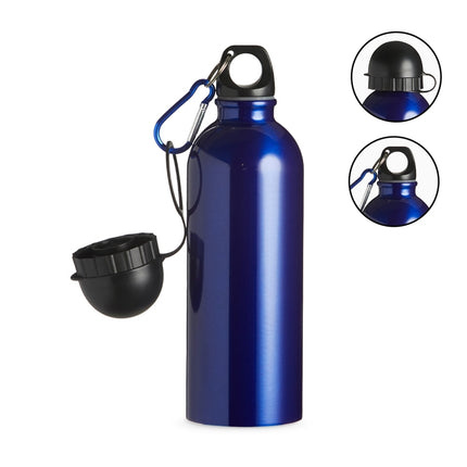 Squeeze Inox 500Ml Com Bico E Mosquetão