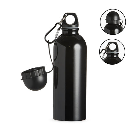 Squeeze Inox 500Ml Com Bico E Mosquetão