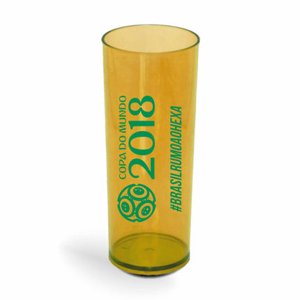 Copo Long Drink 350Ml  Transparente Amarelo  1X0