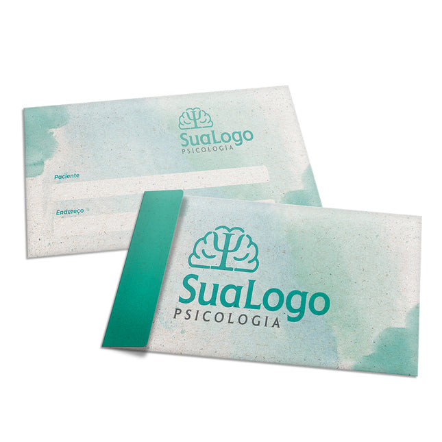 Envelopes Personalizados Reciclato 90G Aba Lateral 230X110Mm  4X0