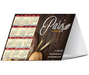 Calendários E Folhinhas 2025 Calendário De Mesa Básico Couchê 300G  Lam Fosca Frente