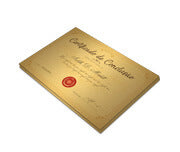Certificados 300X210Mm Gold Master 300G Sem Verniz  4X0