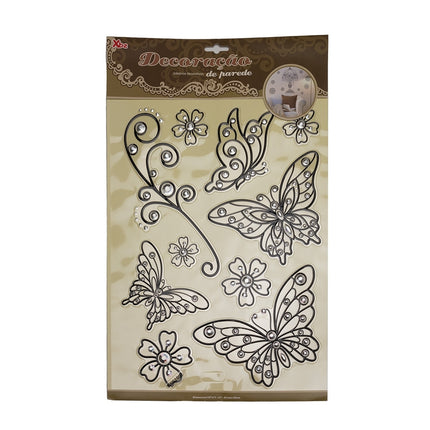 Adesivo Decorativo Borboleta - P@Adstwg1002-Pre