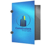 Pastas Couchê 250G  Orelha Verniz Uv Total Frente