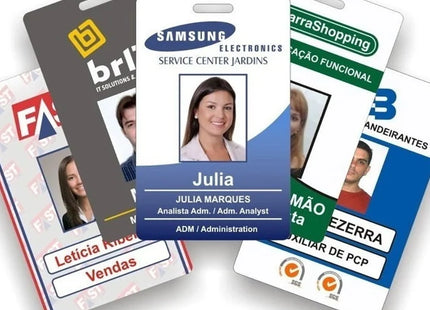 Carteirinha De Pvc 0,76 Mm Personalizada