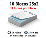 Blocos E Talões  25 Folhas  Ap 75G  25X2