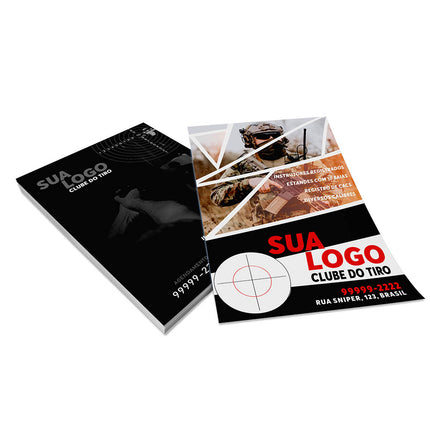 Panfletos, Flyers E Folhetos Couchê 150G Sem Verniz