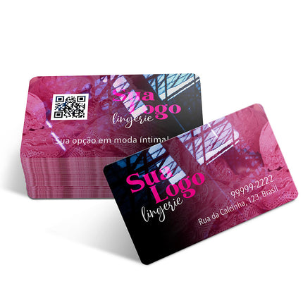 Cartões Fidelidade  Plástico Compacto 50G