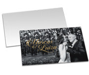 Convites Fotográficos  Couchê Fosco 210G Com Verniz Uv Total Frente