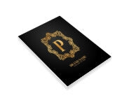 Caderneta Brochura E Cola Miolo Pers. Horizontal Couchê 300G Lam Fosca Fr E Hots Fr 48 Folhas