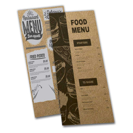 Cardápios  Simples  Kraft 250G