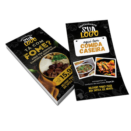 Panfletos, Flyers E Folhetos Couchê 115G Sem Verniz