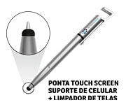 Canetas  Plásticas Multifunção Suporte De Celular