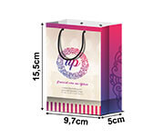 Sacolas   Apergaminhado 150G Sem Ilhos Sacola Extra Mini Vertical  4X0