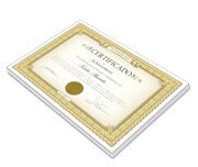 Certificados 420X300Mm Apergaminhado 240G Sem Verniz  4X0
