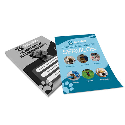 Panfletos, Flyers E Folhetos Couchê 115G Sem Verniz