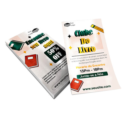Panfletos, Flyers E Folhetos Couchê 150G Verniz Uv Total Frente E Verso