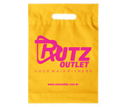 Sacolas   Plásticas Boca Vazada 250X350Mm 1X0 - Amarelo