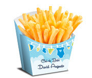 Produtos Para Festa  Caixa Para Batata Frita Couchê