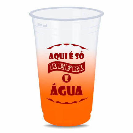 Copos Descartáveis  700Ml   Degradê  1X1