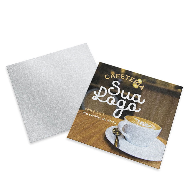 Cartões Duplo Papéis Especiais Silver Lux 300G Sem Verniz
