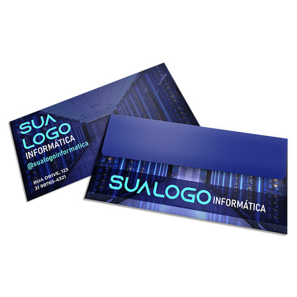 Envelopes Personalizados Ap Sulfite 90G Carta 230X115Mm  4X0