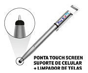 Canetas  Plásticas Multifunção Suporte De Celular