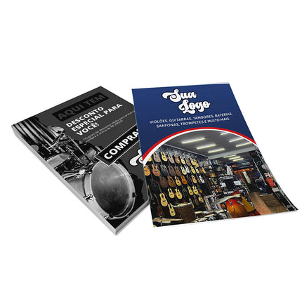 Panfletos, Flyers E Folhetos - Apergaminhado 180G