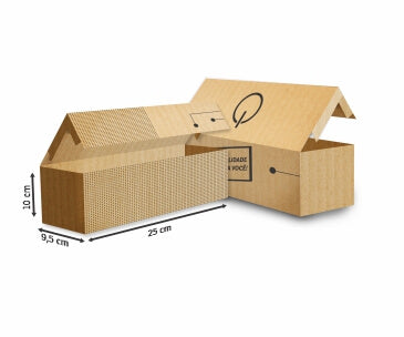 Caixas Para Cartão Papelão Ondulado 340G Personalizada Para 250 Cartões  1X0