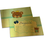 Convite Básico -  Gold Master 300G - 210X150Mm