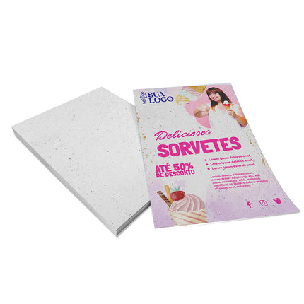 Panfletos, Flyers E Folhetos Reciclato 90G Sem Verniz