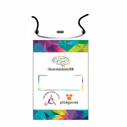 Credencial Glossy 10X15Cm + Bolsa Pvc + Cordão Pp