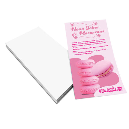 Panfletos, Flyers E Folhetos - Apergaminhado 180G