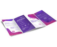 Folders E Mala Direta Couchê 115G Sem Verniz 3 Dobras