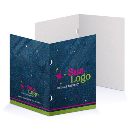 Pastas Supremo 255G Orelha  Lam Holográfica Frente 4X0