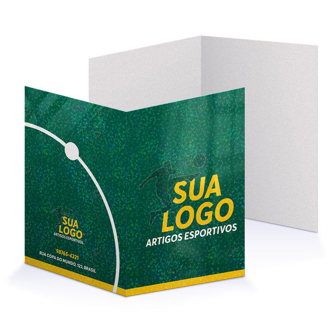 Pastas Supremo 255G Vinco  Lam Holográfica Frente 4X0