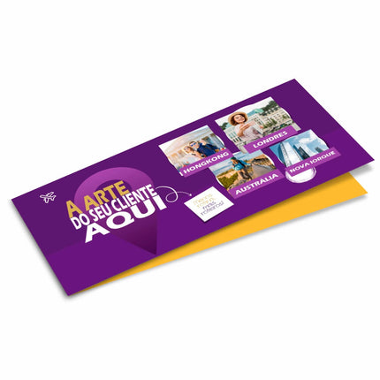 Carnês Capa De Carnê Couchê 250G Verniz Uv Total Fr